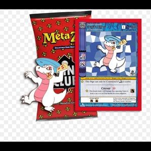 MetaZoo x Pin Club Sewer Alligator Pin + Promo Card 1st Edition Pin Set